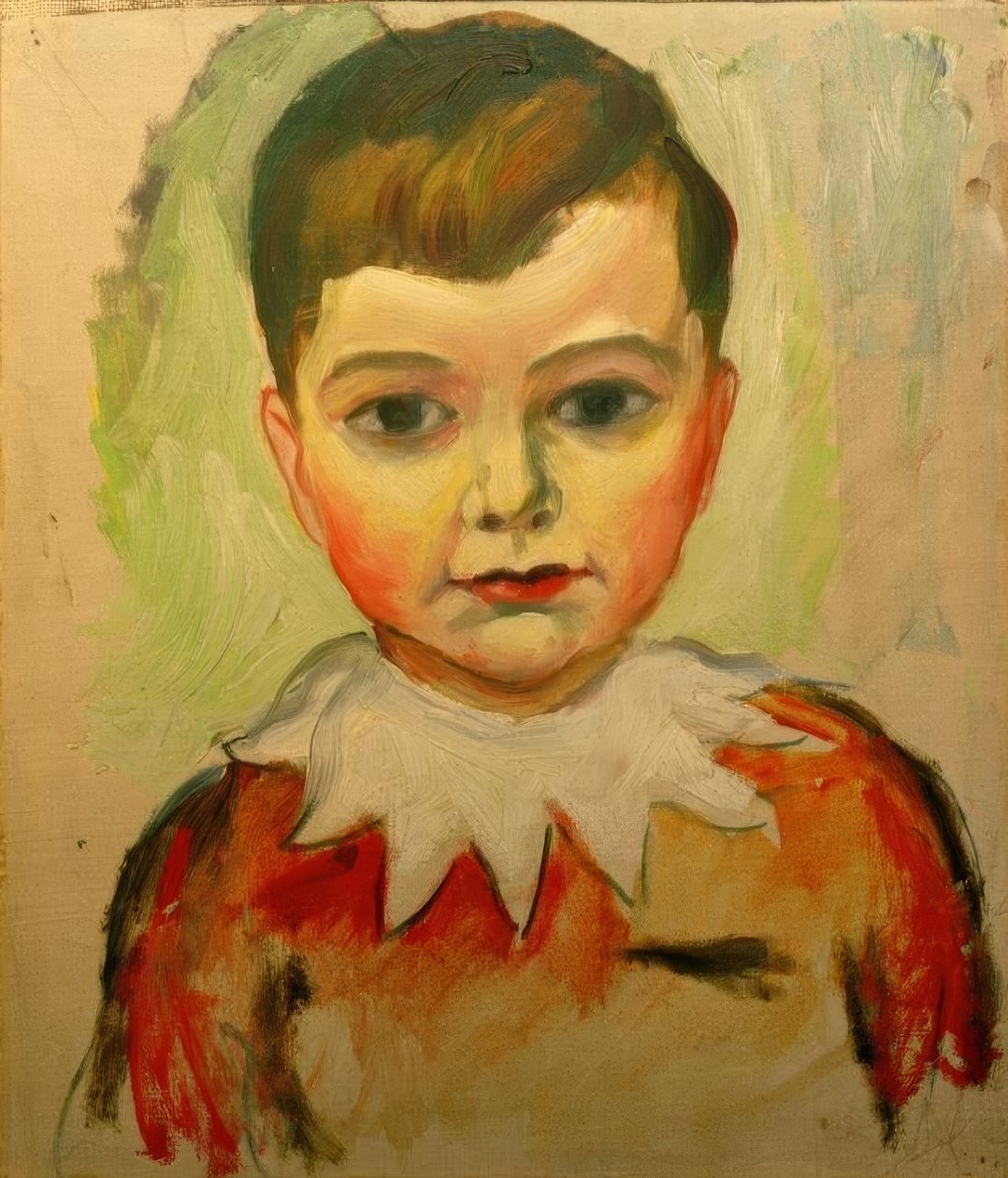 Walter med blondekrave af August Macke