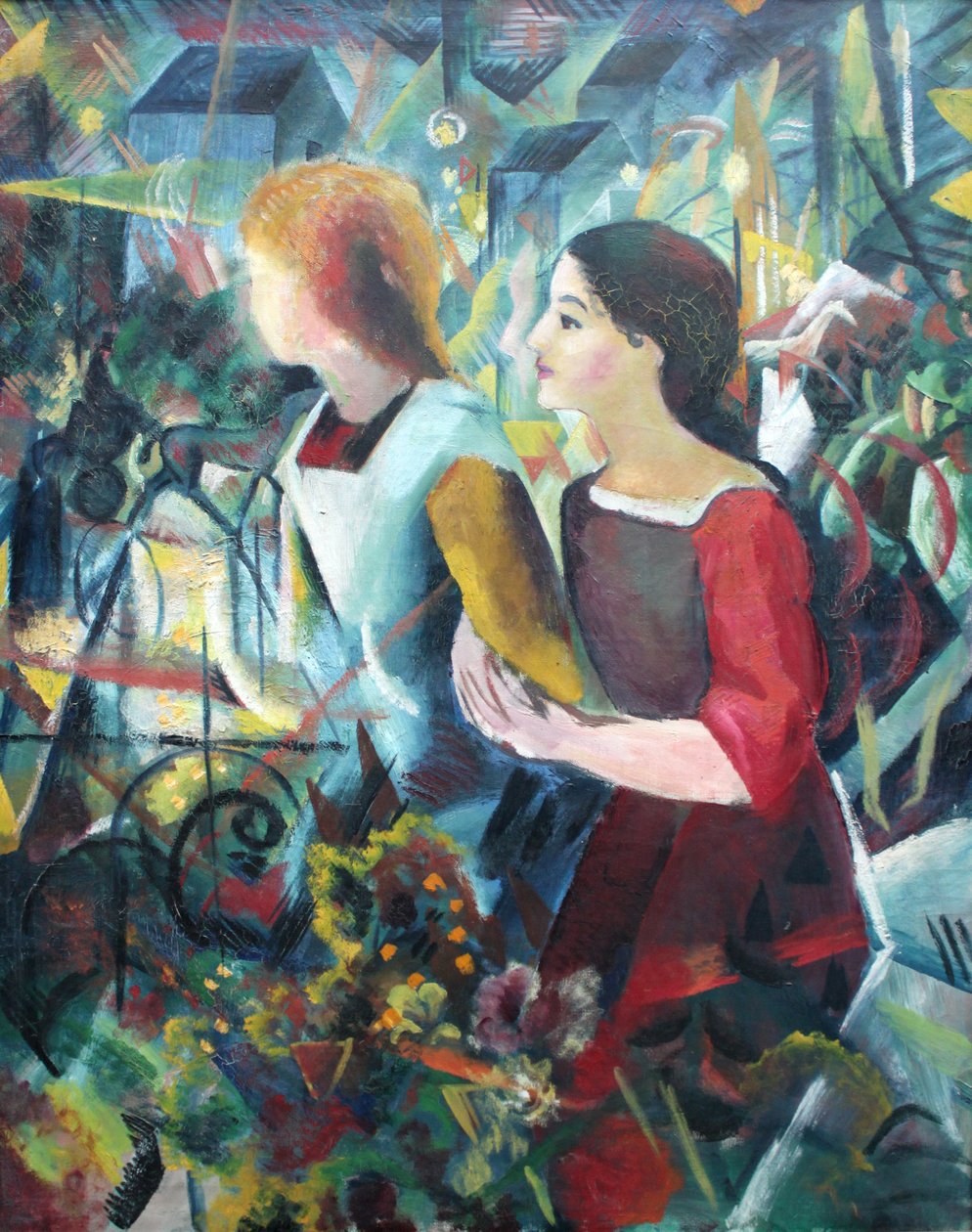 To piger af August Macke