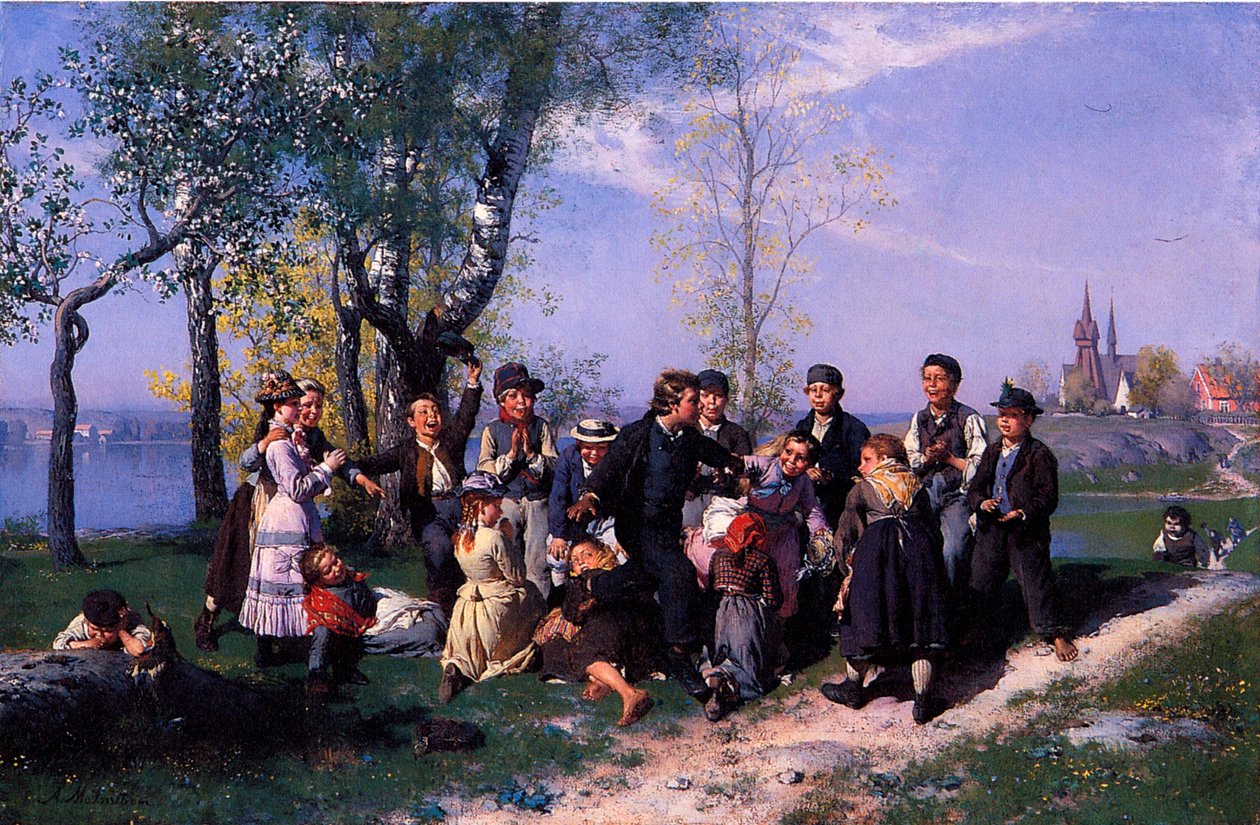 Væv kalveskind af August Malmström