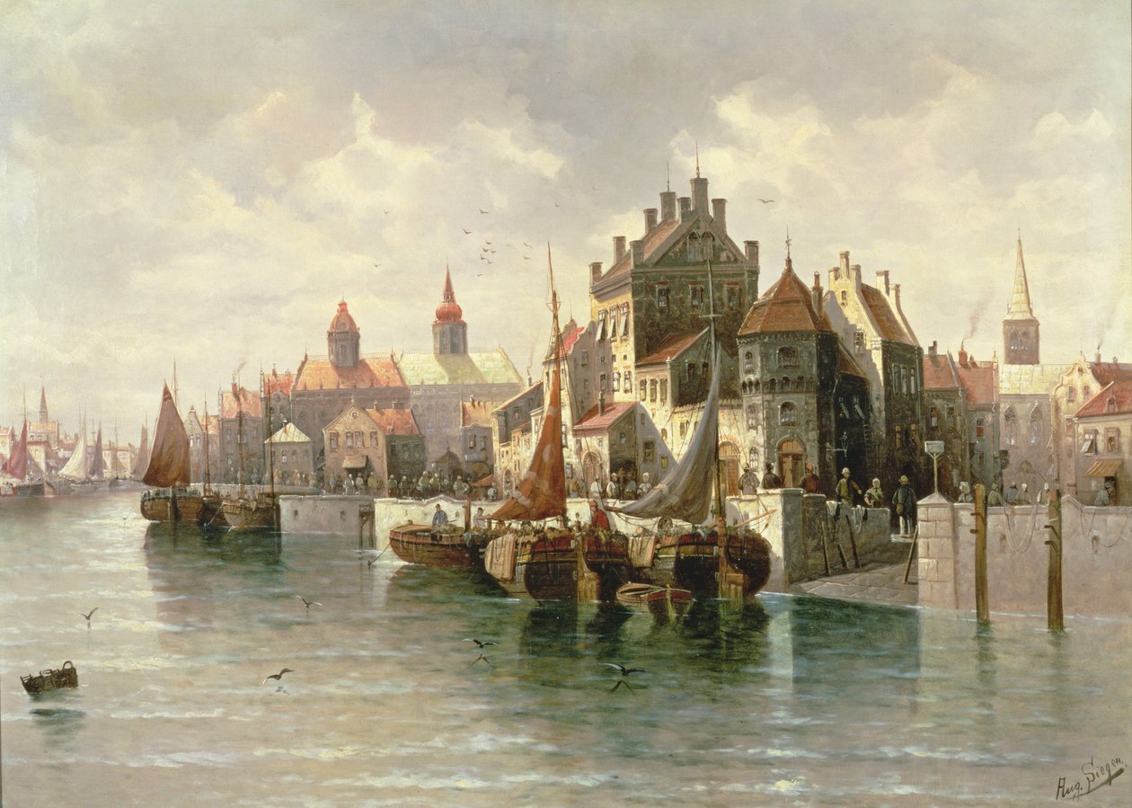 Kiel Kanal af August von Siegen
