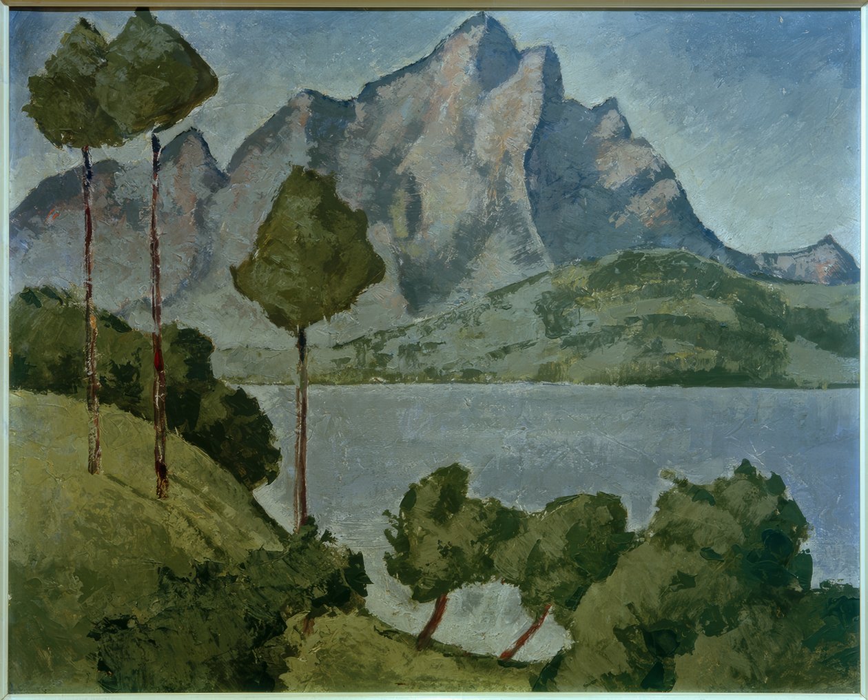 Vierwaldstättersee med Pilatus af August Babberger