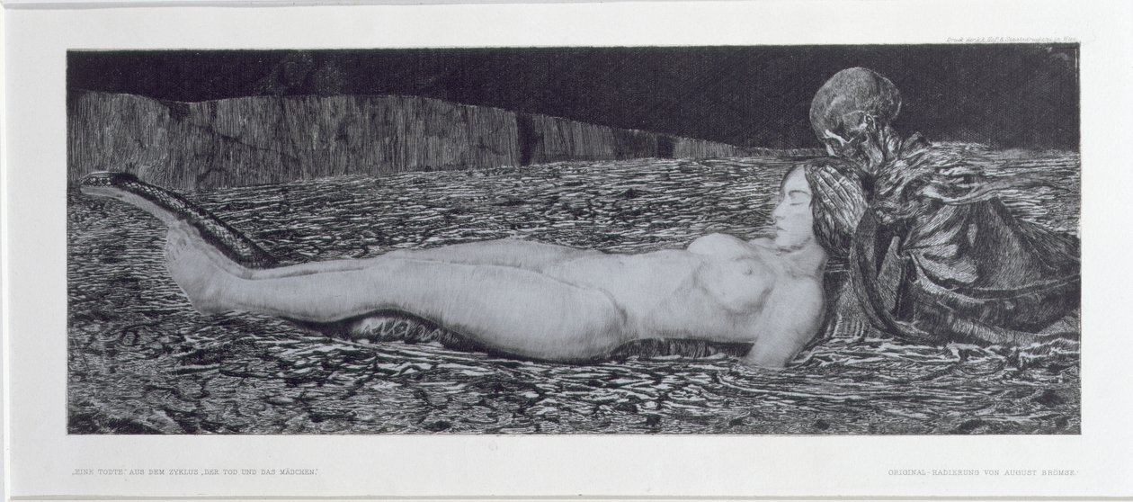 One Corpse, fra cyklussen Death and the Maiden af August Bromse