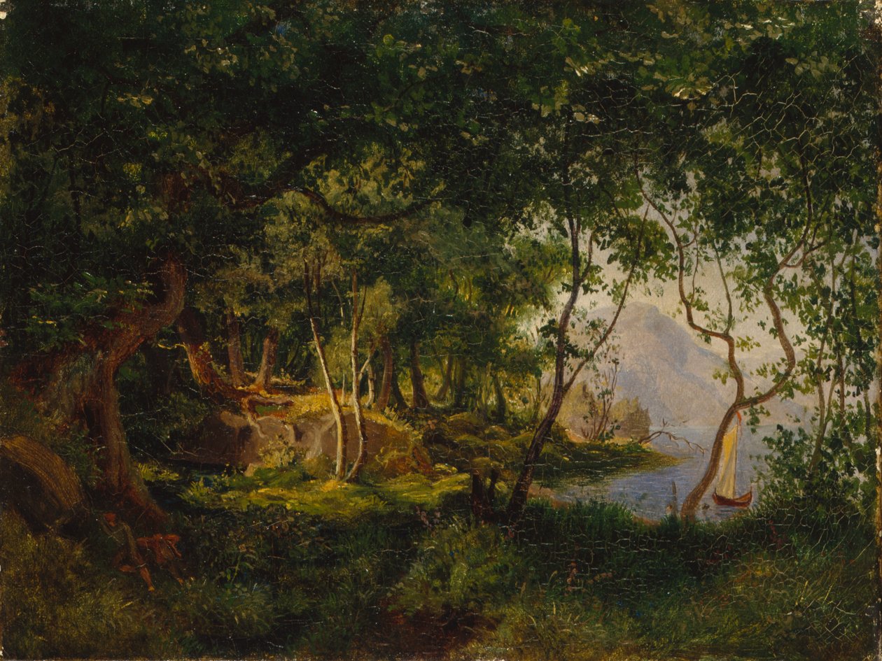 Landskabsstudie af August Cappelen