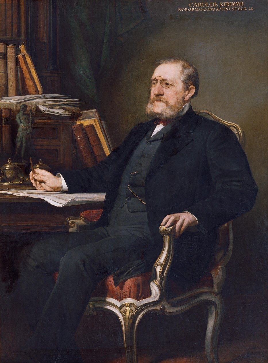 Dr. Karl von Stremayr, præsident for højesteret af August Eisenmenger