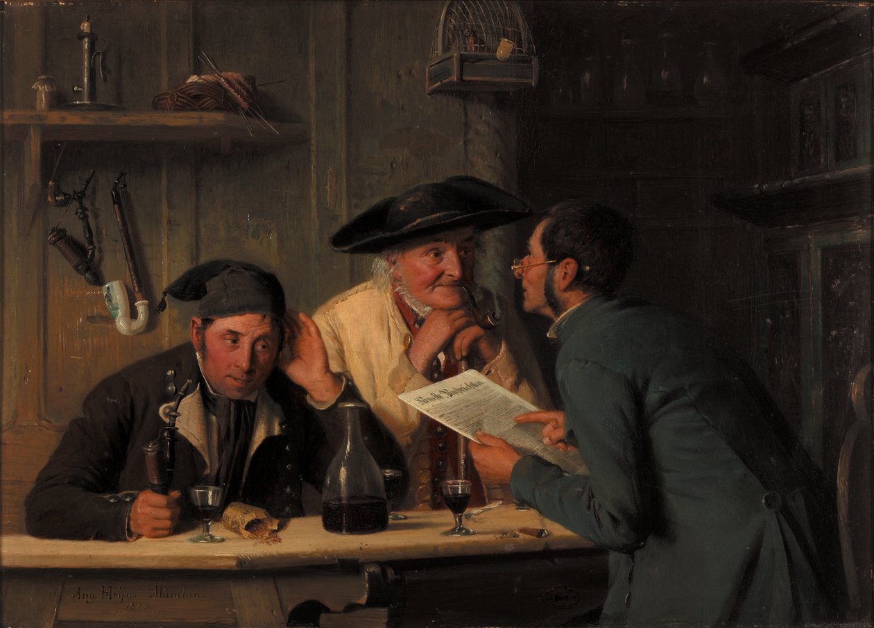 Landsbypolitikerne, 1877 af August Heyn