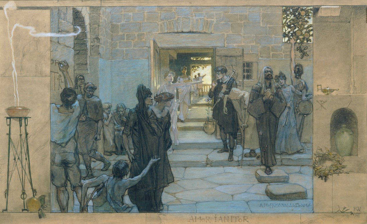 Vicevært kærlighed af August Hoffmann von Vestenhof