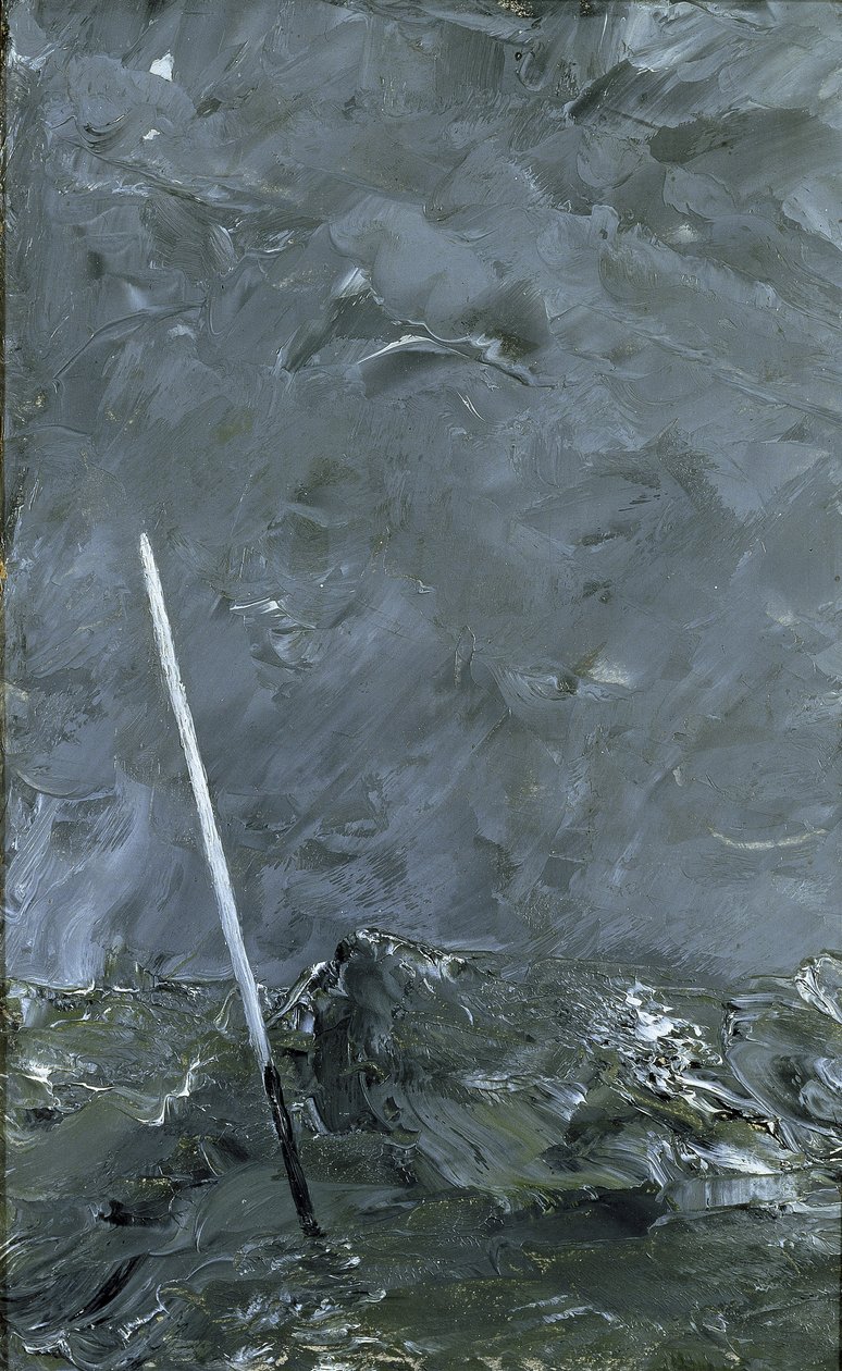 Stormfuld søbøje uden topmærke, 1892 af August Johan Strindberg