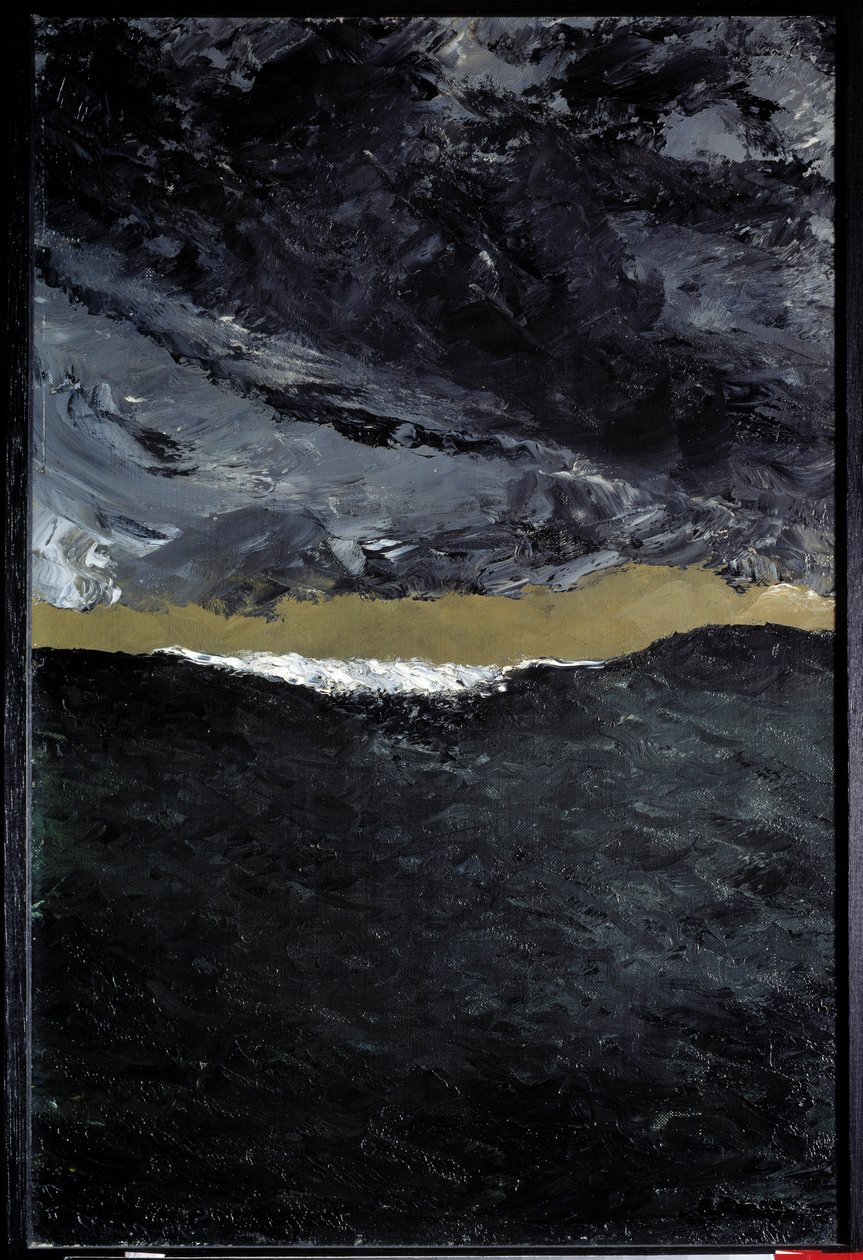 Bølge VII. Maleri af August Strindberg (1849-1912) Ec. Sagsøgt. af August Johan Strindberg