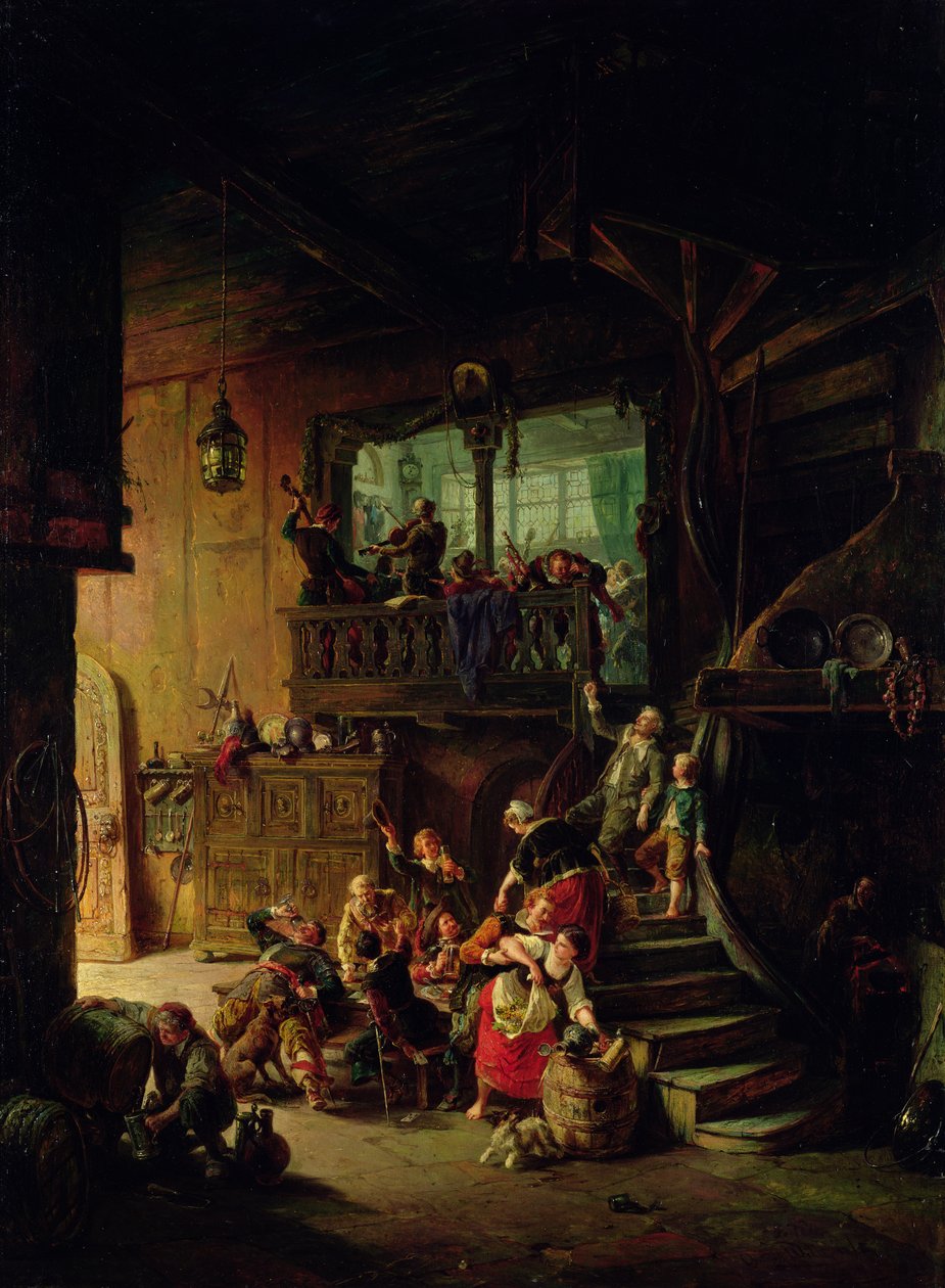 Pensionatets liv, 1865 af August Levin von Wille