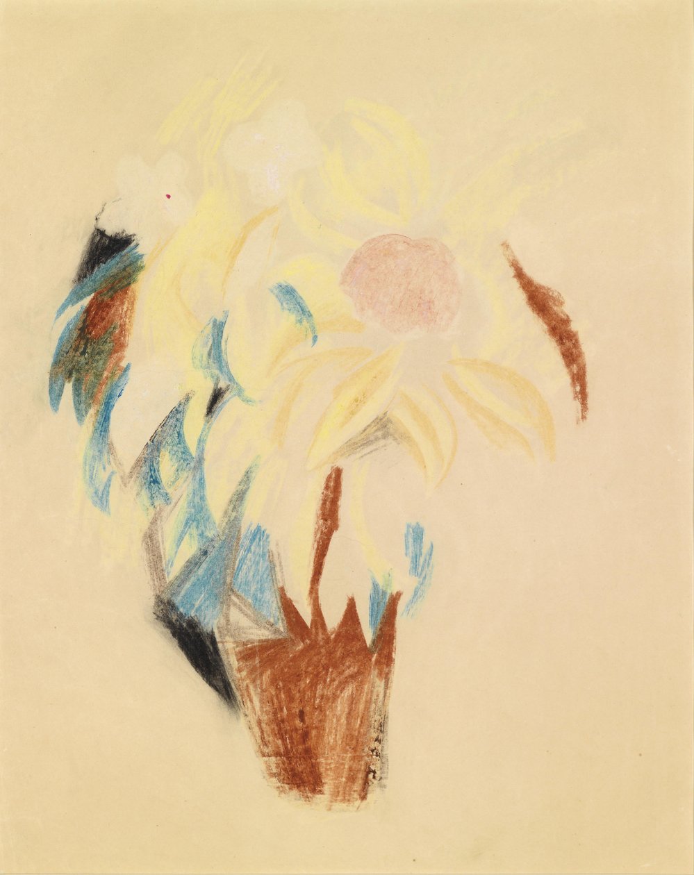 August Macke blomsterkrukke (stor) 1913 af August Macke