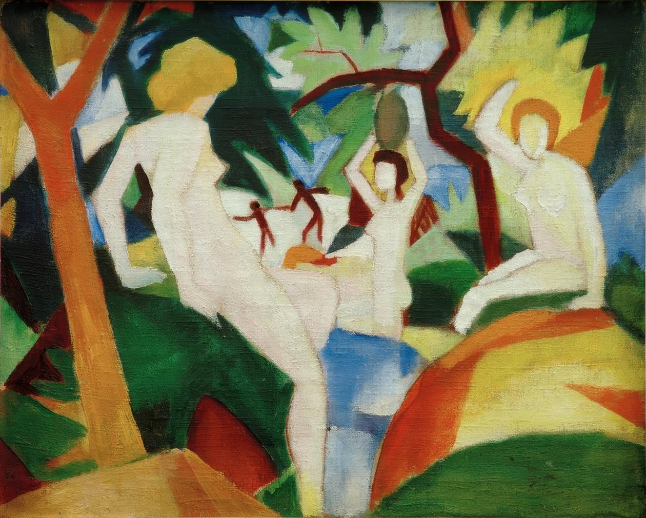 Badende Frauen af August Macke