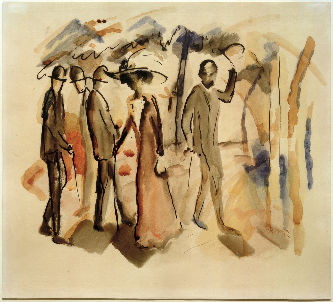 komme ud for af August Macke
