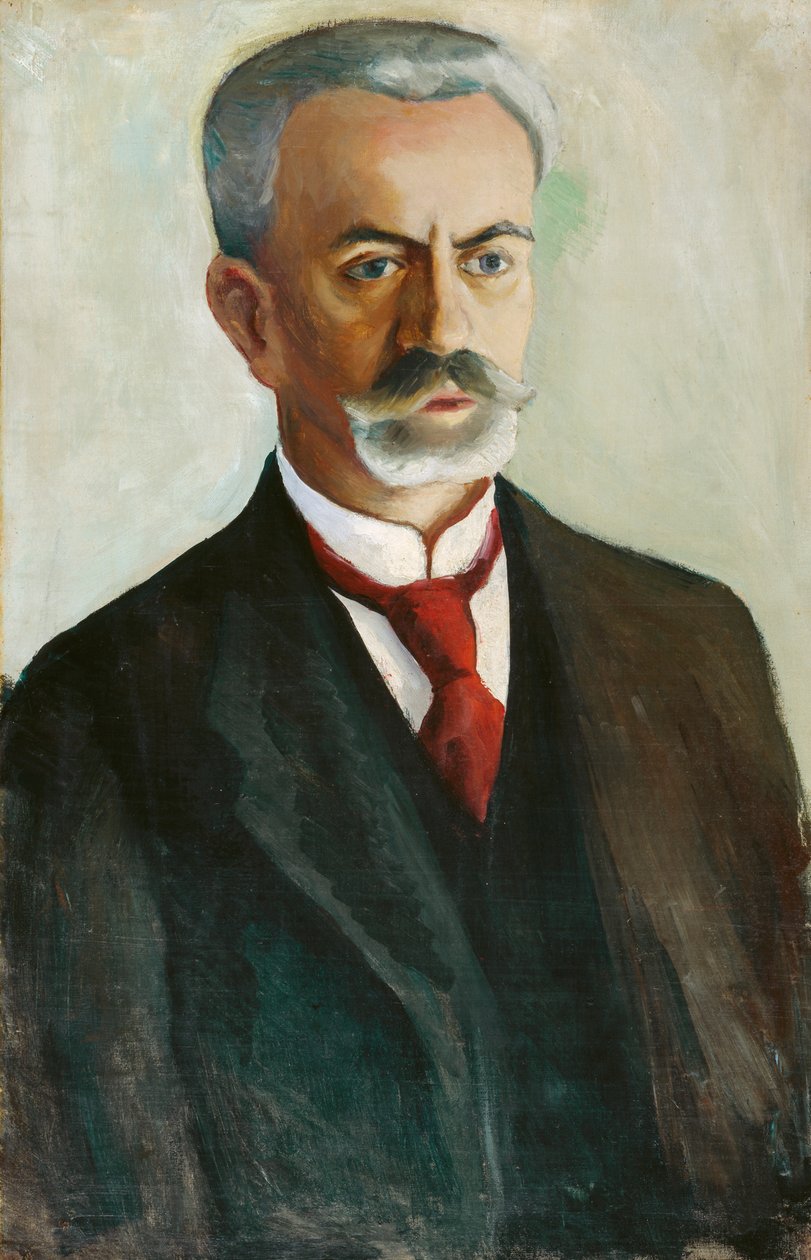 Portræt af Bernhard Köhler af August Macke