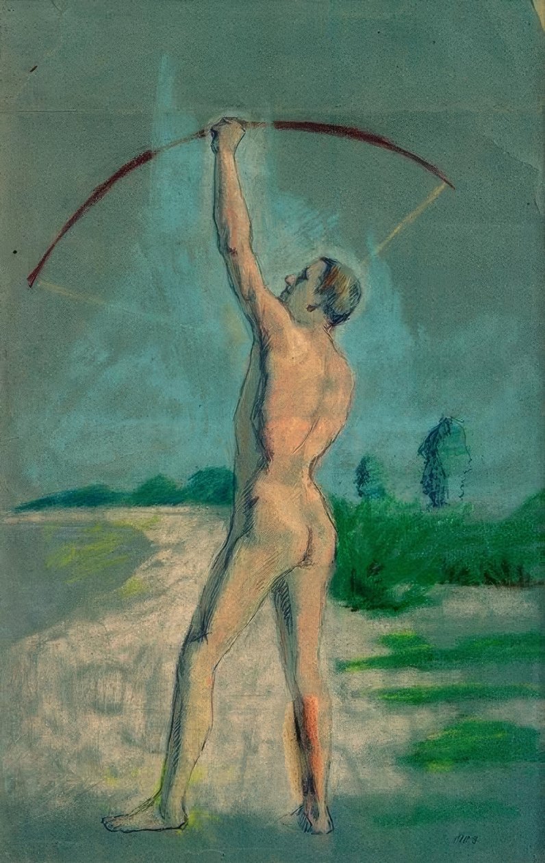 Bueskytte af August Macke