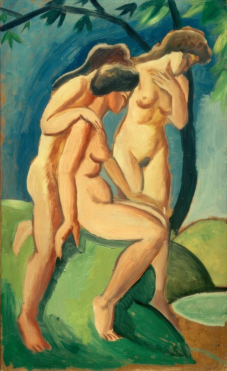 Tre akter af August Macke
