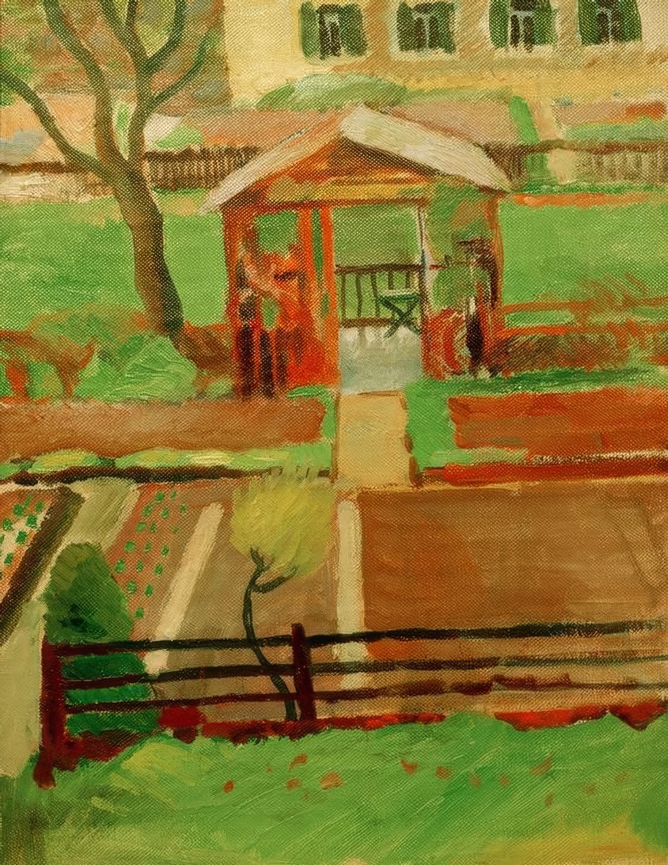 Haveskur i Tegernsee af August Macke