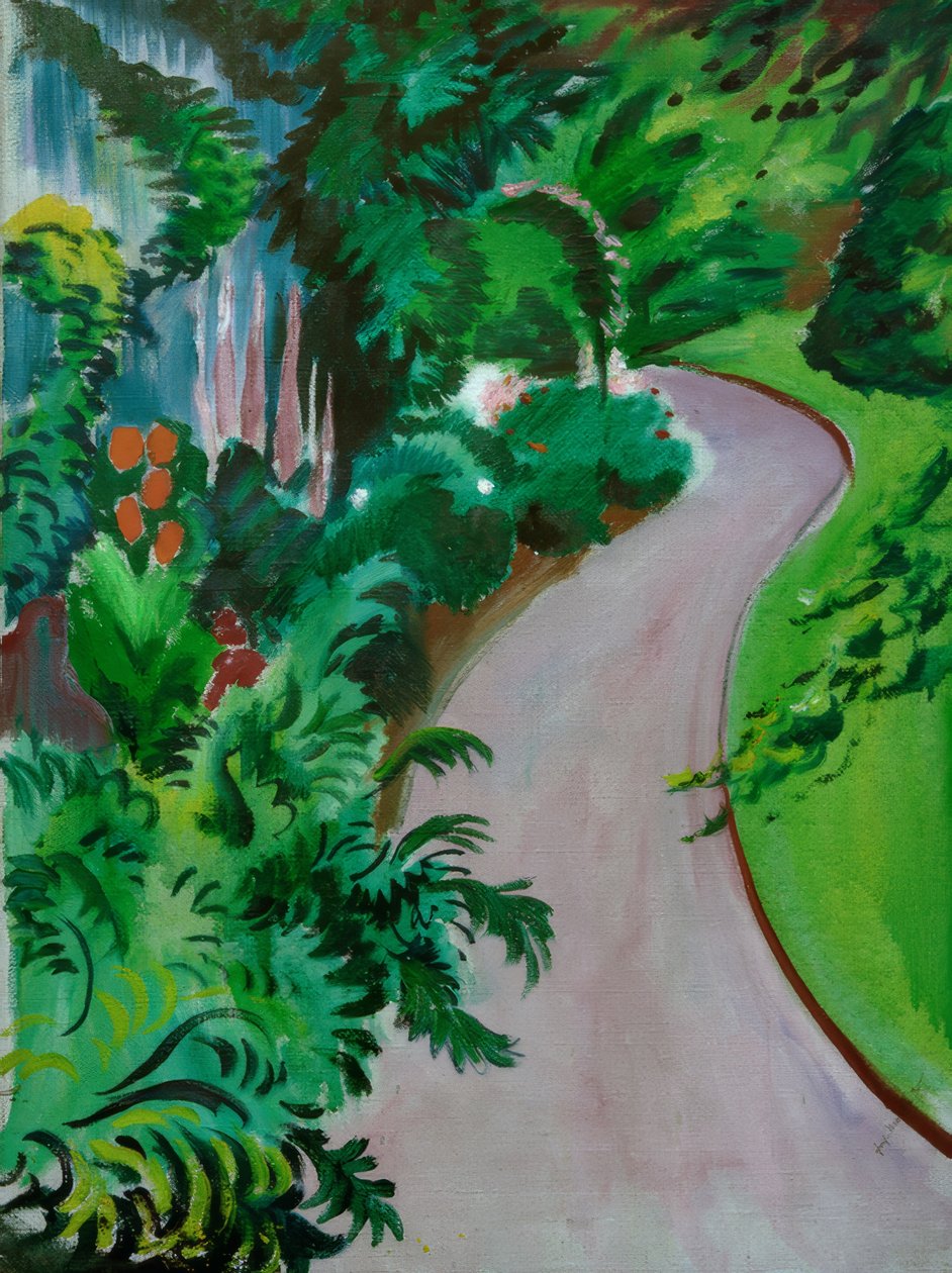 Gartenweg af August Macke