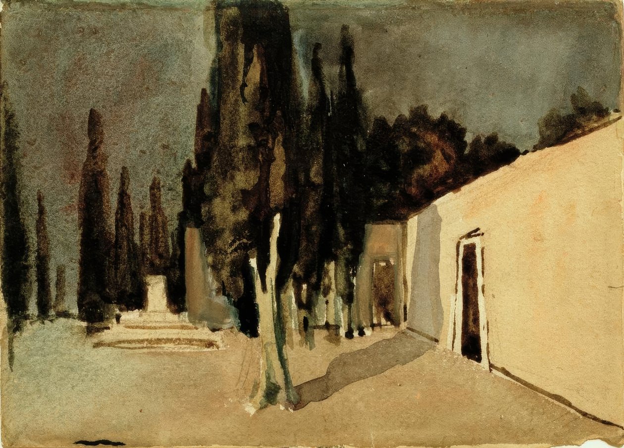 Grib des Agamemnon af August Macke