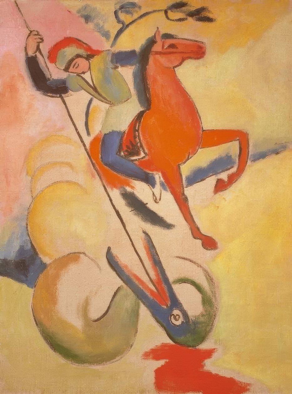 Sankt Georg af August Macke