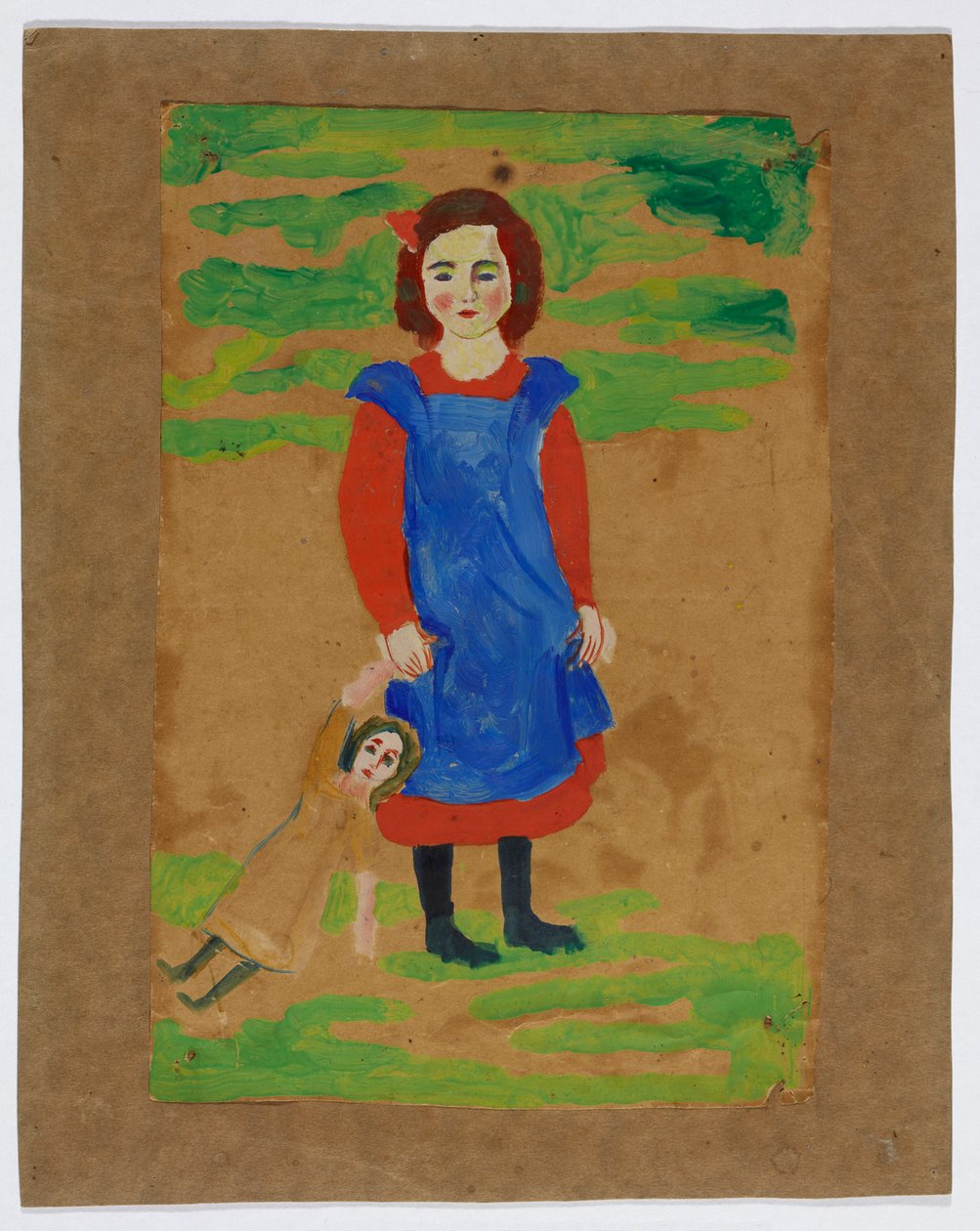 Kind mit Puppe af August Macke