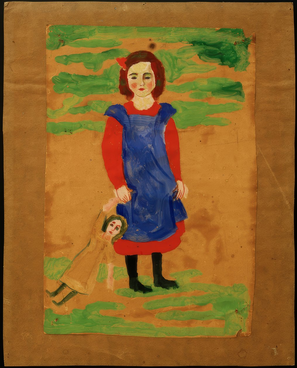 Barn med dukke af August Macke
