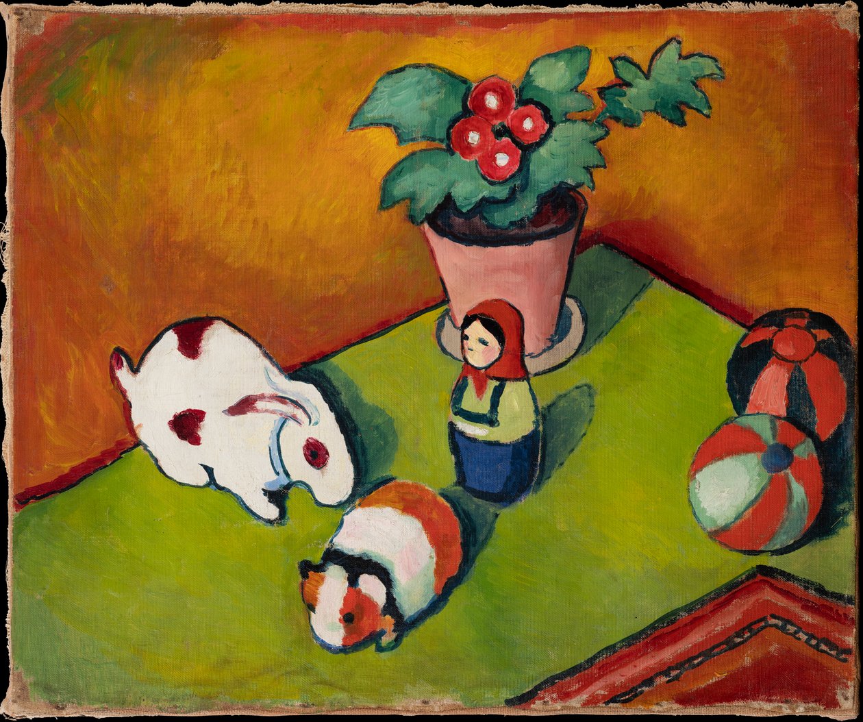 Little Walters legetøj af August Macke