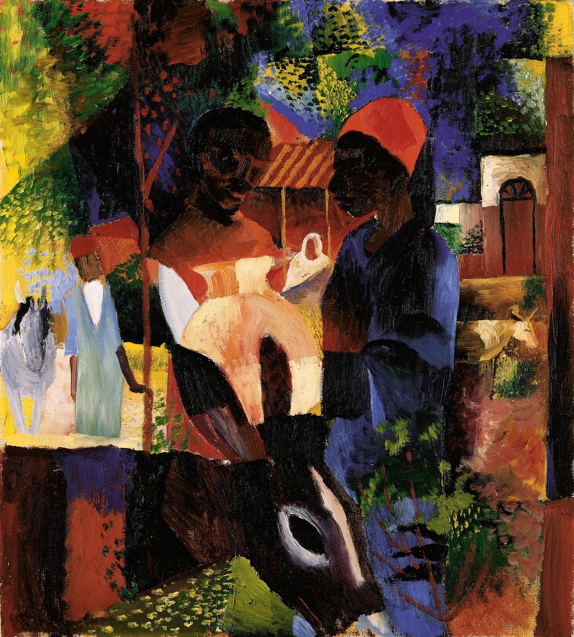 Marked i Tunis af August Macke