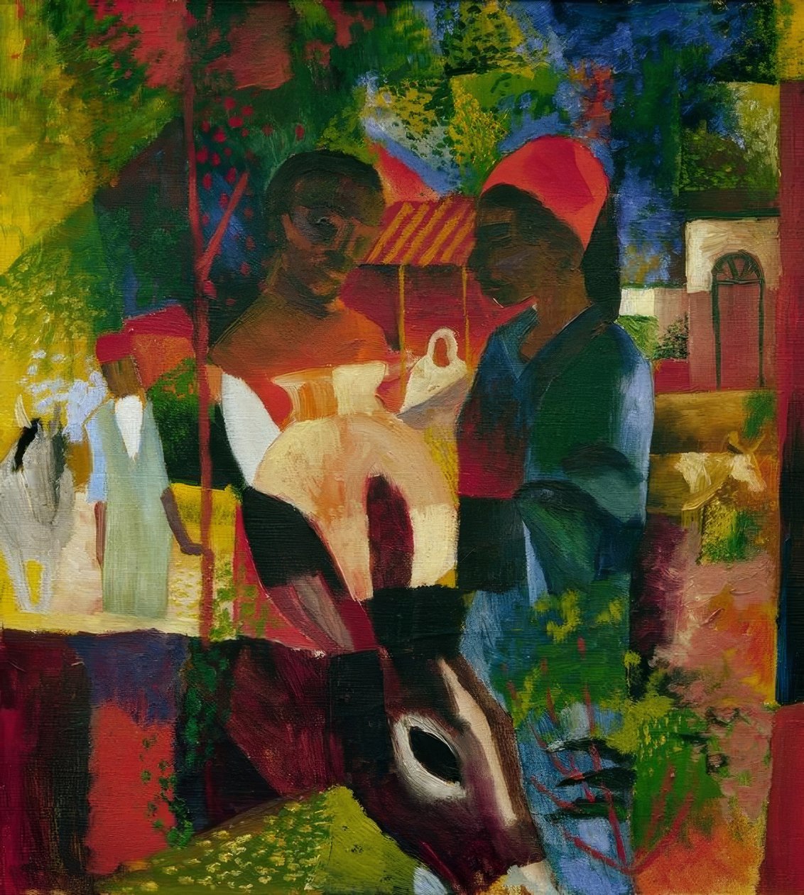 Marked i Tunis af August Macke