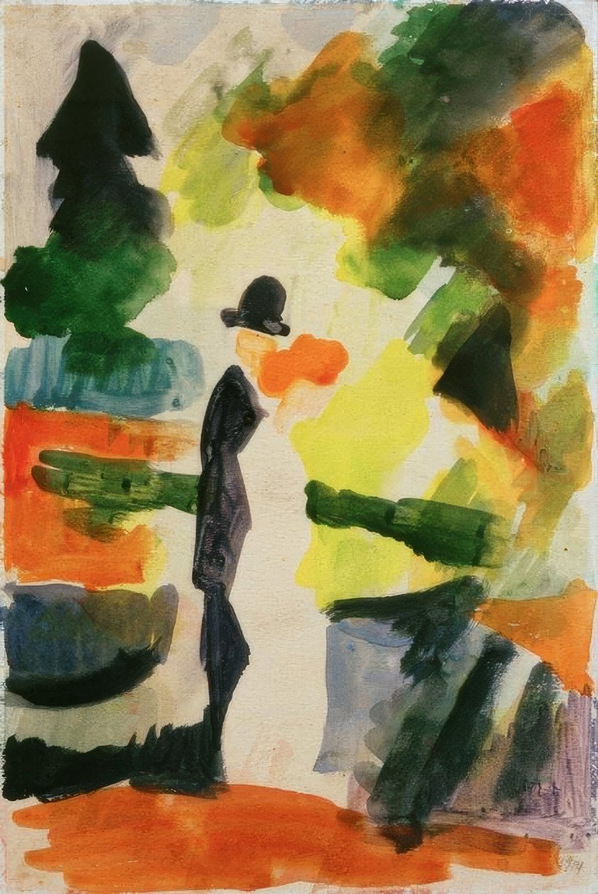 Par i parken af August Macke