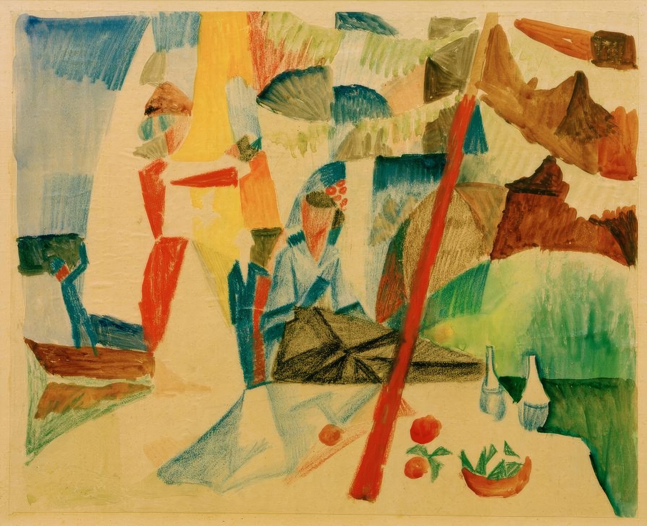 Skovtur efter sejlads af August Macke