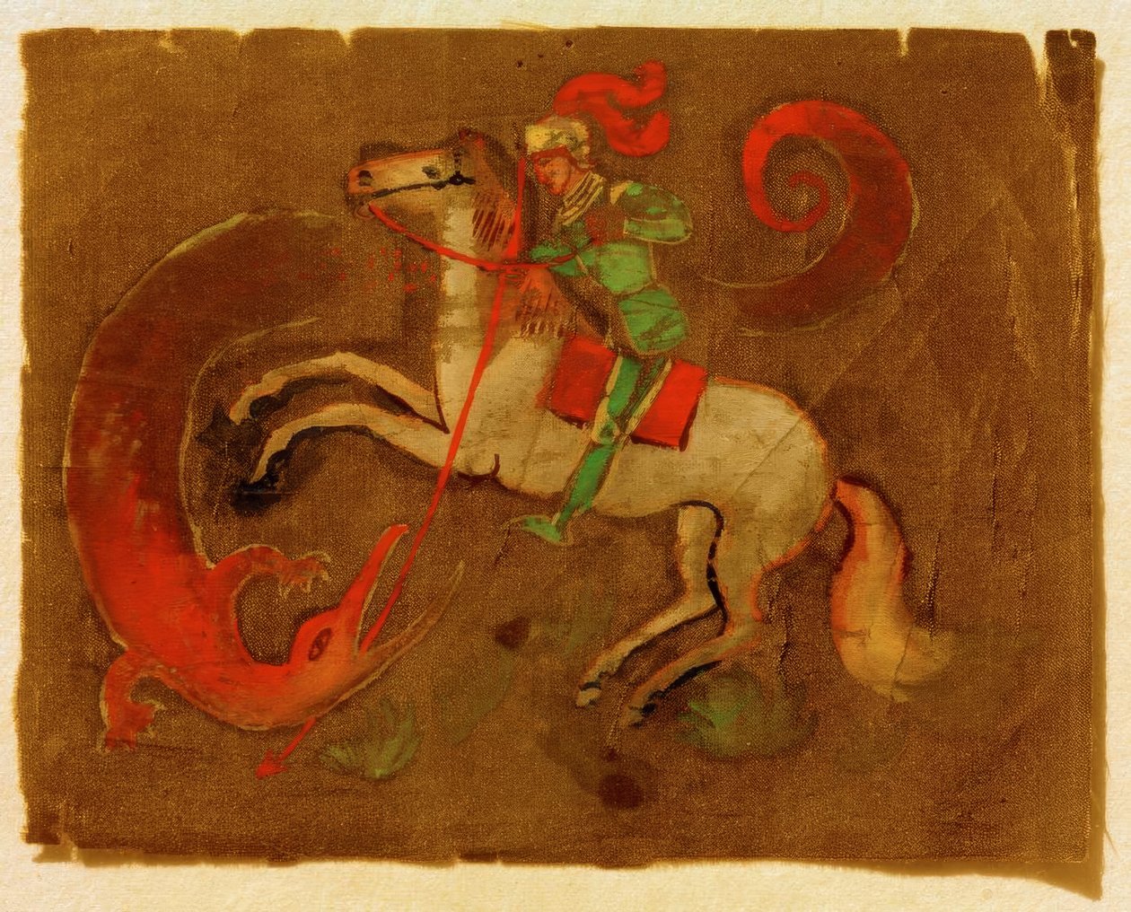 Ridder George og dragen af August Macke