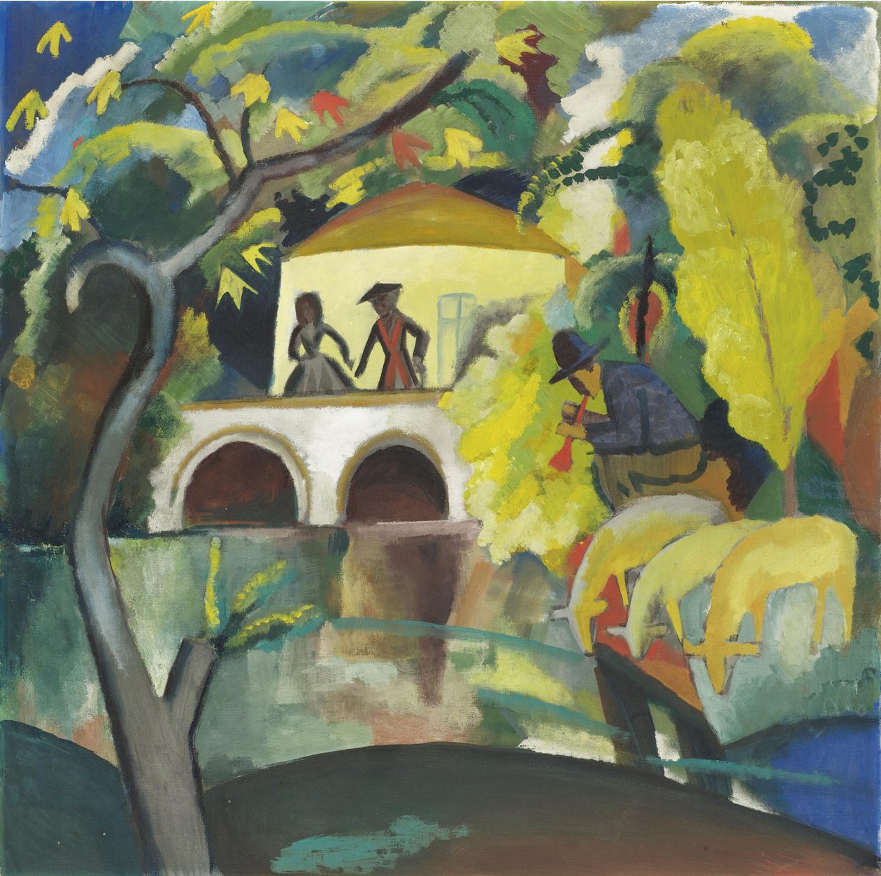 Rokoko, 1912 af August Macke