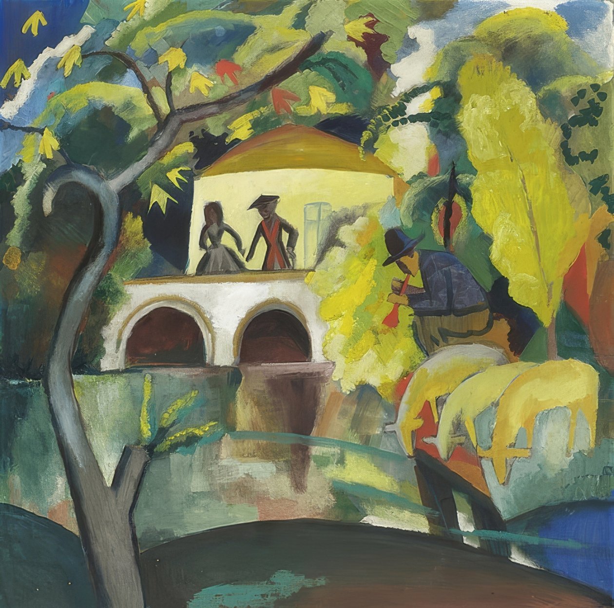 Rokoko. 1912 af August Macke