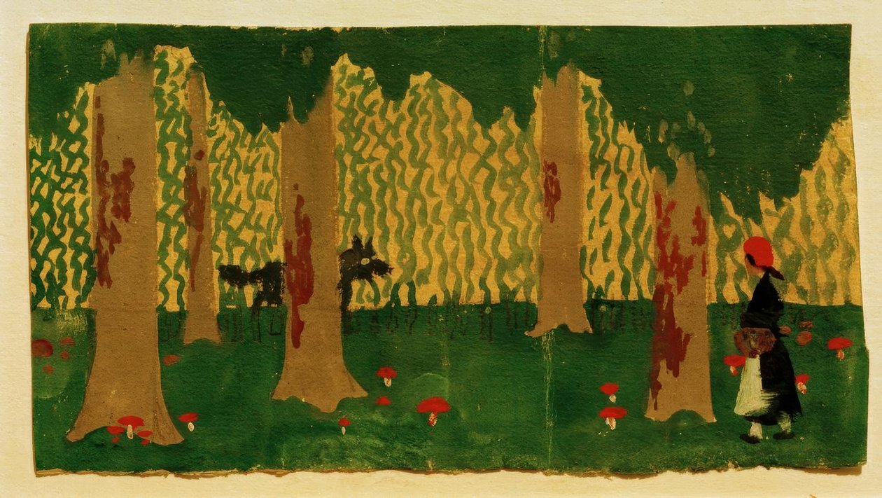 Lille Rødhætte af August Macke
