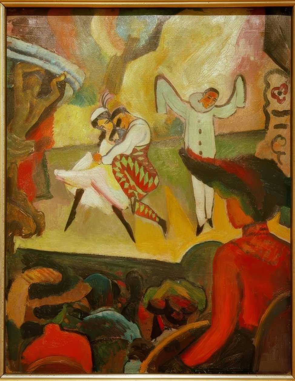 Russisk ballet I. af August Macke