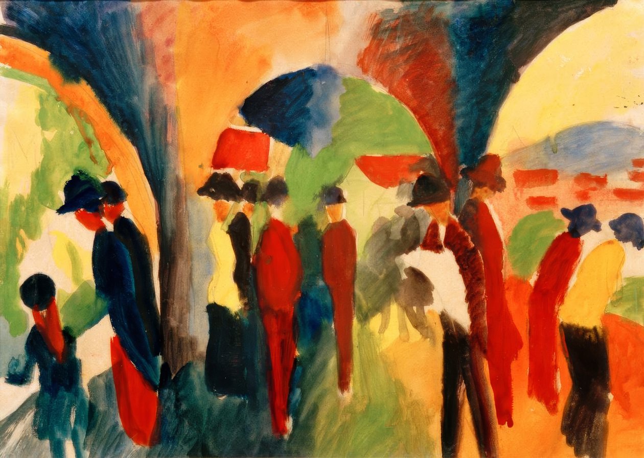 klapvogn af August Macke