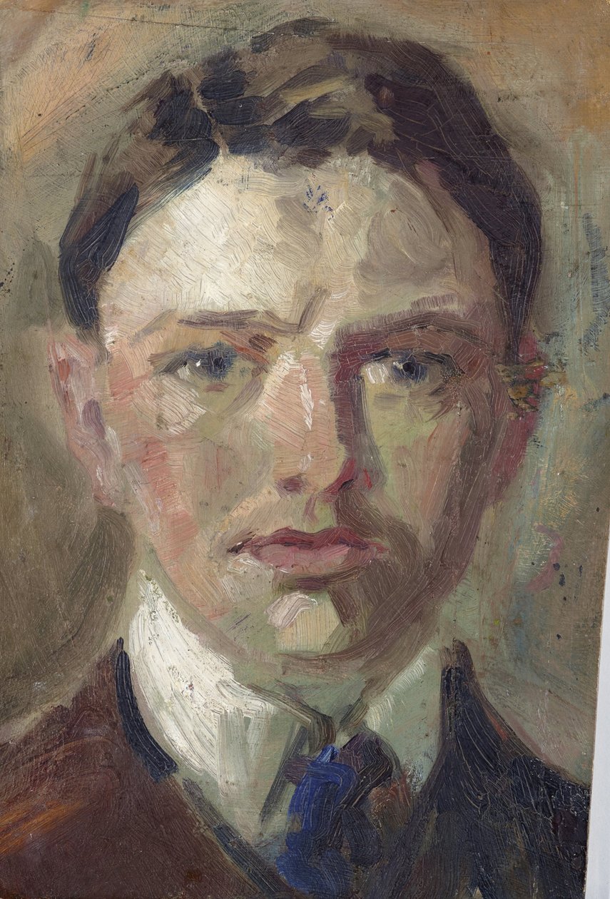 Studer til et selvportræt af August Macke