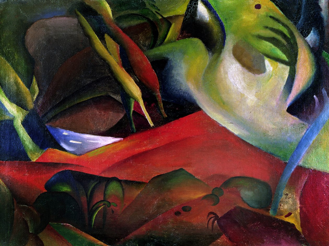 Stormen, 1911 af August Macke