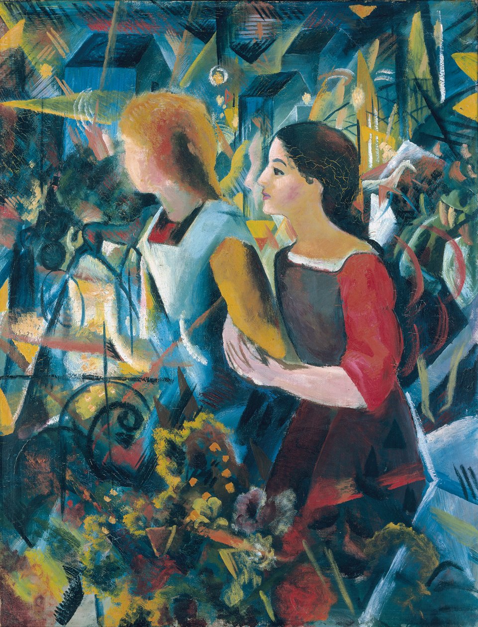 To piger af August Macke