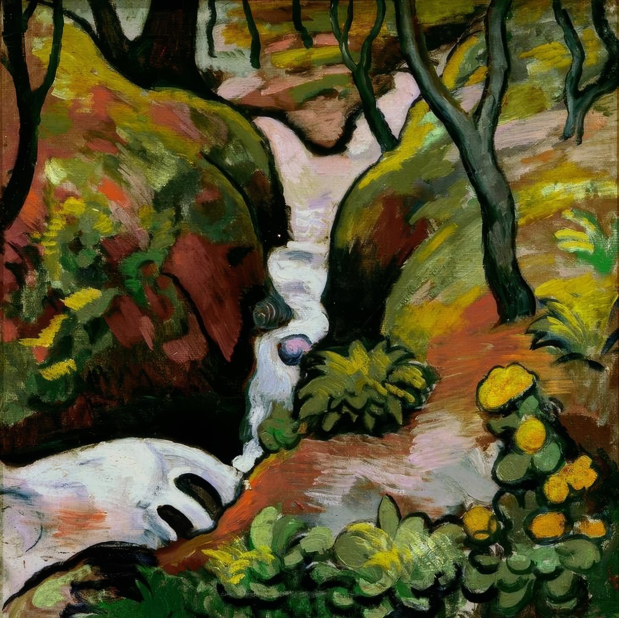 Waldbach af August Macke