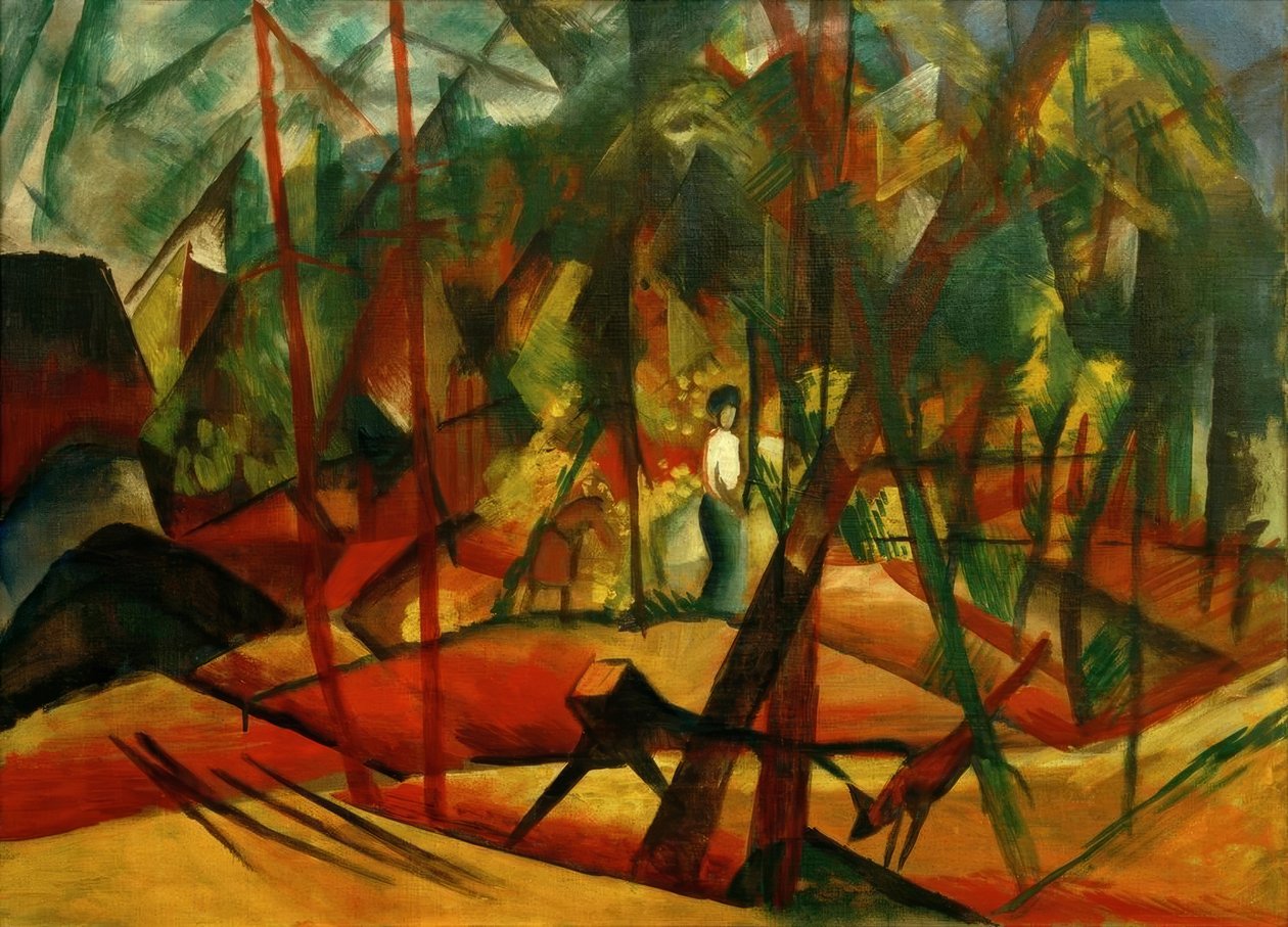Skovvandring af August Macke