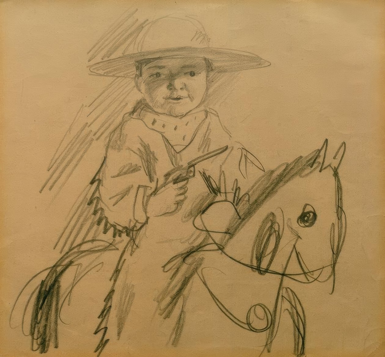 Walter som Cowboy af August Macke