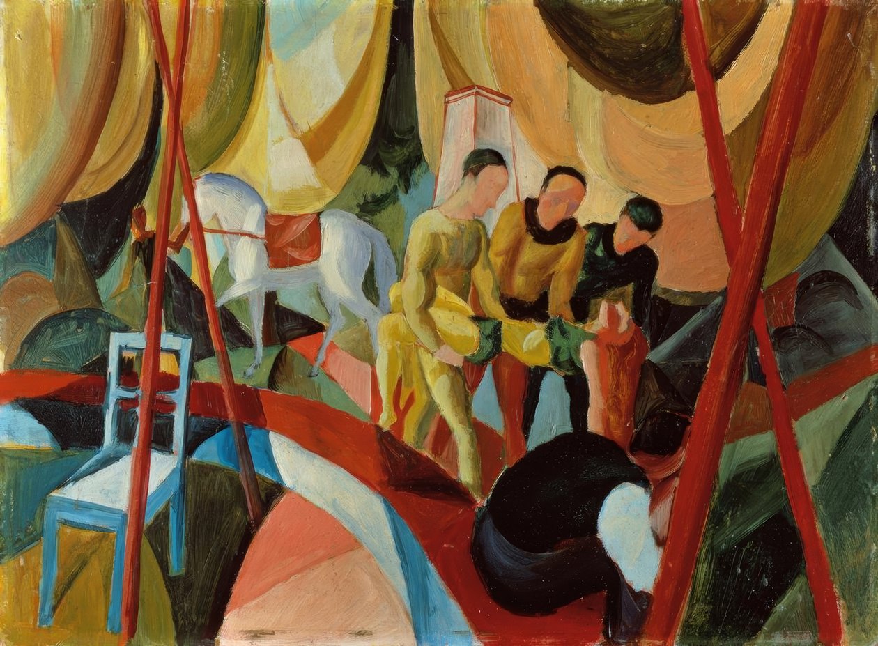 Cirkus af August Macke