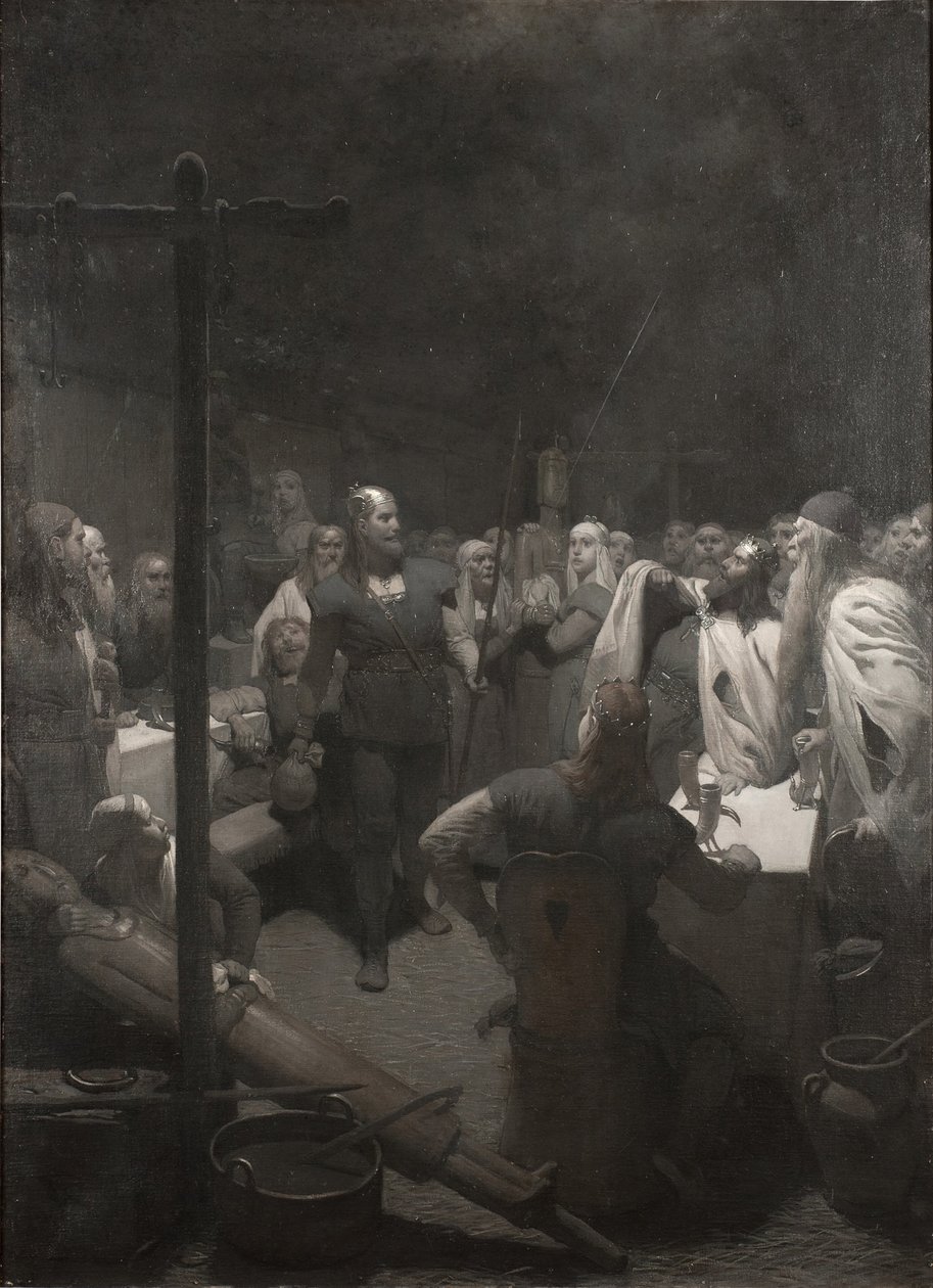 Balders bål (fra Frithiofs saga) af August Malmström