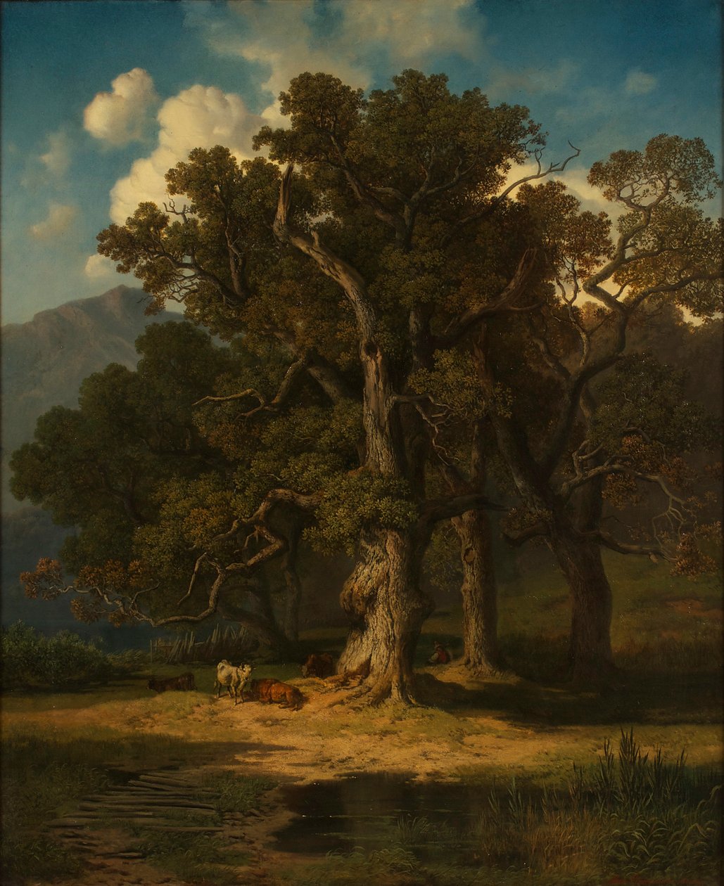 skovlandskab af August Maximilian Zimmermann