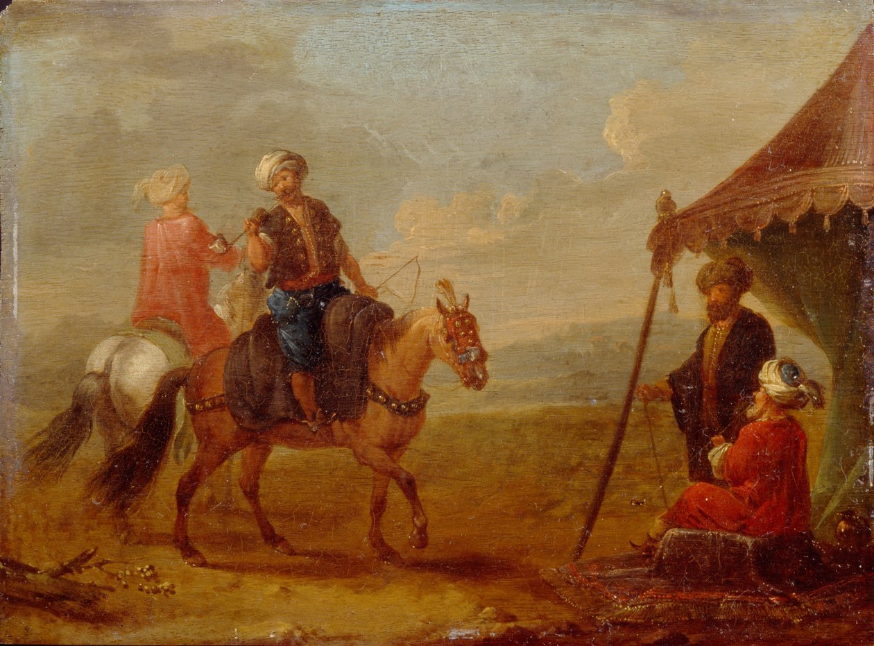 tyrkisk rytter af August Querfurt