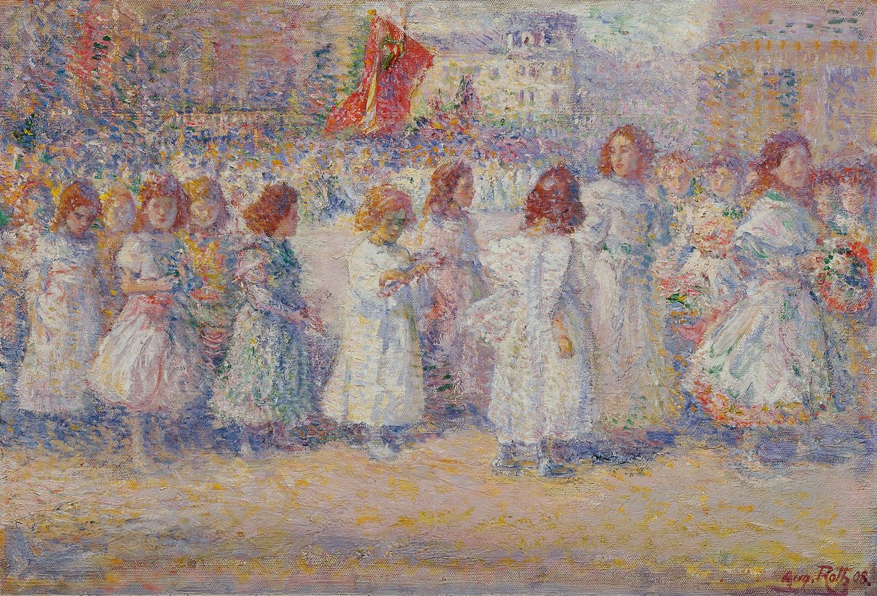 Corpus Christi procession af August Roth