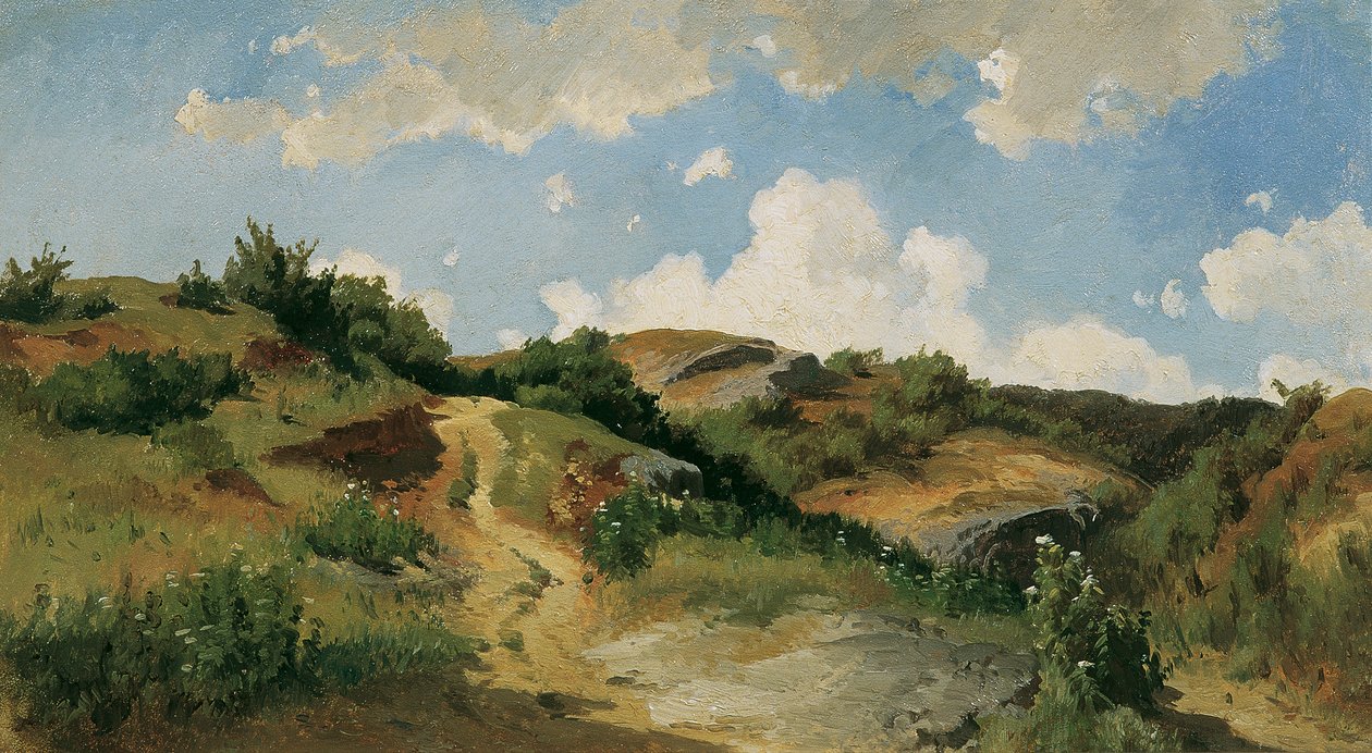 Ungarsk landskab af August Schaeffer von Wienwald