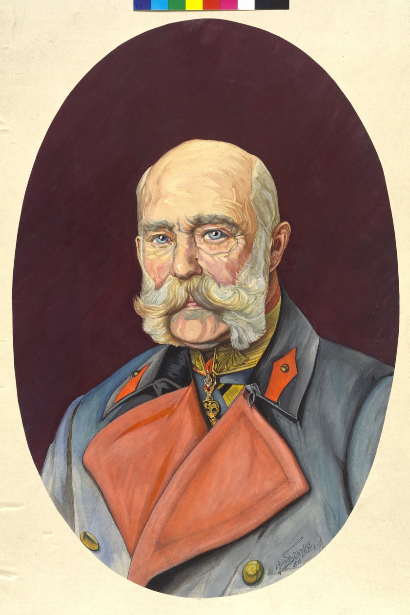 Kejser af Østrig Franz Joseph I af August Schwab