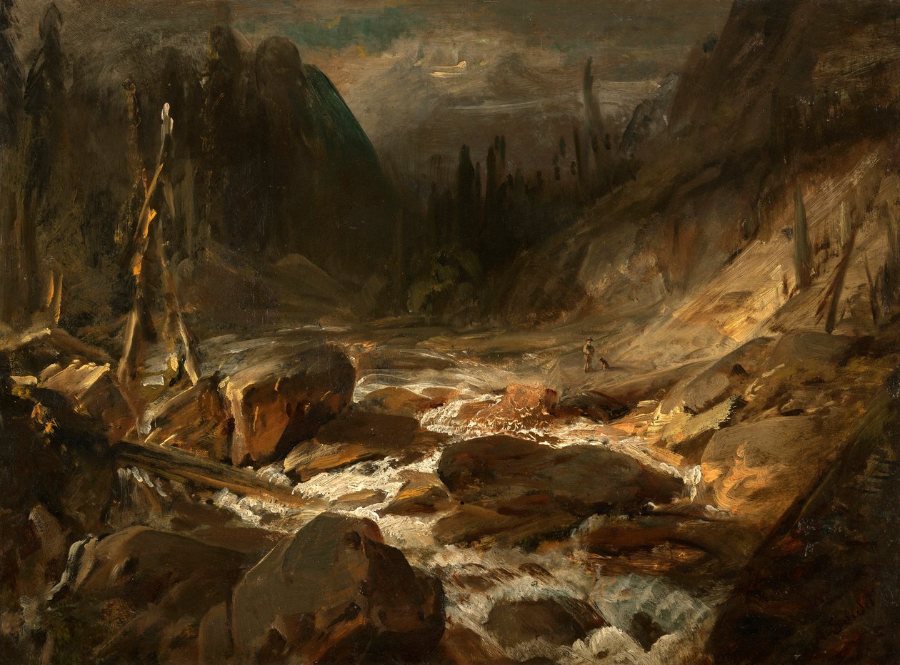 Mühlsturzhorn nær Ramsau af August Seidel